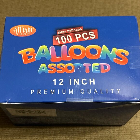 Aufun Shop 100 Pieces Rainbow Set Assorted Color Latex Party Balloons 12” Pastel - Picture 6 of 6